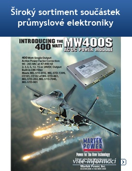 Široký sortiment součástek průmyslové elektroniky